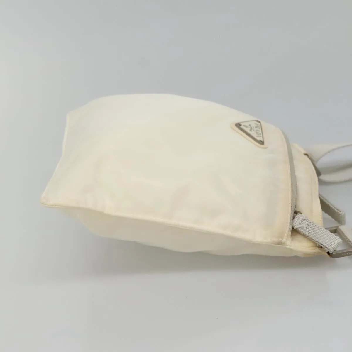 Prada Triangle Logo Synthetic Shoulder Bag (Pre-Owned)