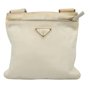 Prada Triangle Logo Synthetic Shoulder Bag (Pre-Owned)