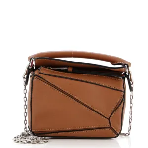 Puzzle Bag Leather Nano