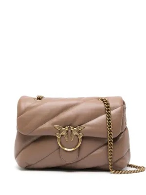 Quilted Calf Leather Shoulder Bag