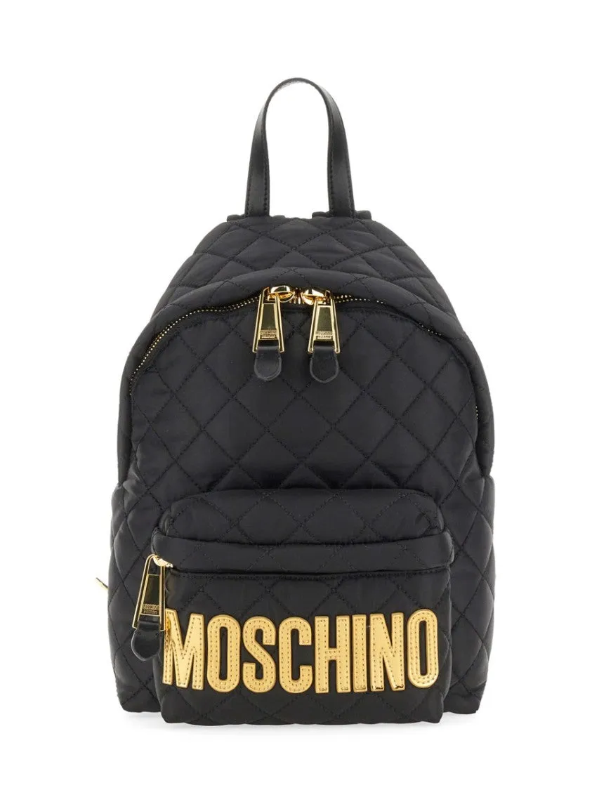 Quilted Nylon Backpack