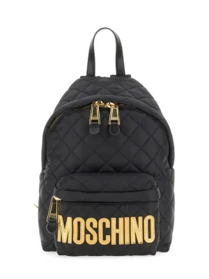Quilted Nylon Backpack