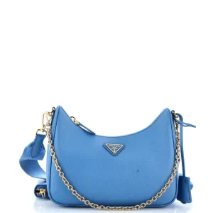 Re-Edition 2005 Shoulder Bag Saffiano Leather Small