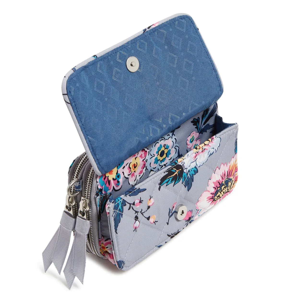RFID All in One Crossbody - Parisian Bouquet