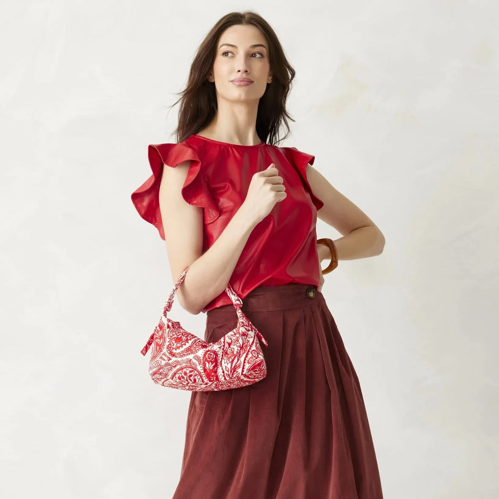Roxbury Crescent Shoulder Bag - Premium Cotton