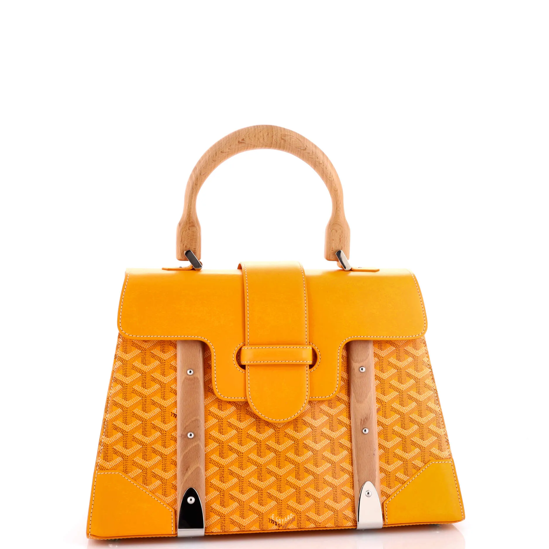Saigon Top Handle Bag Coated Canvas with Leather MM