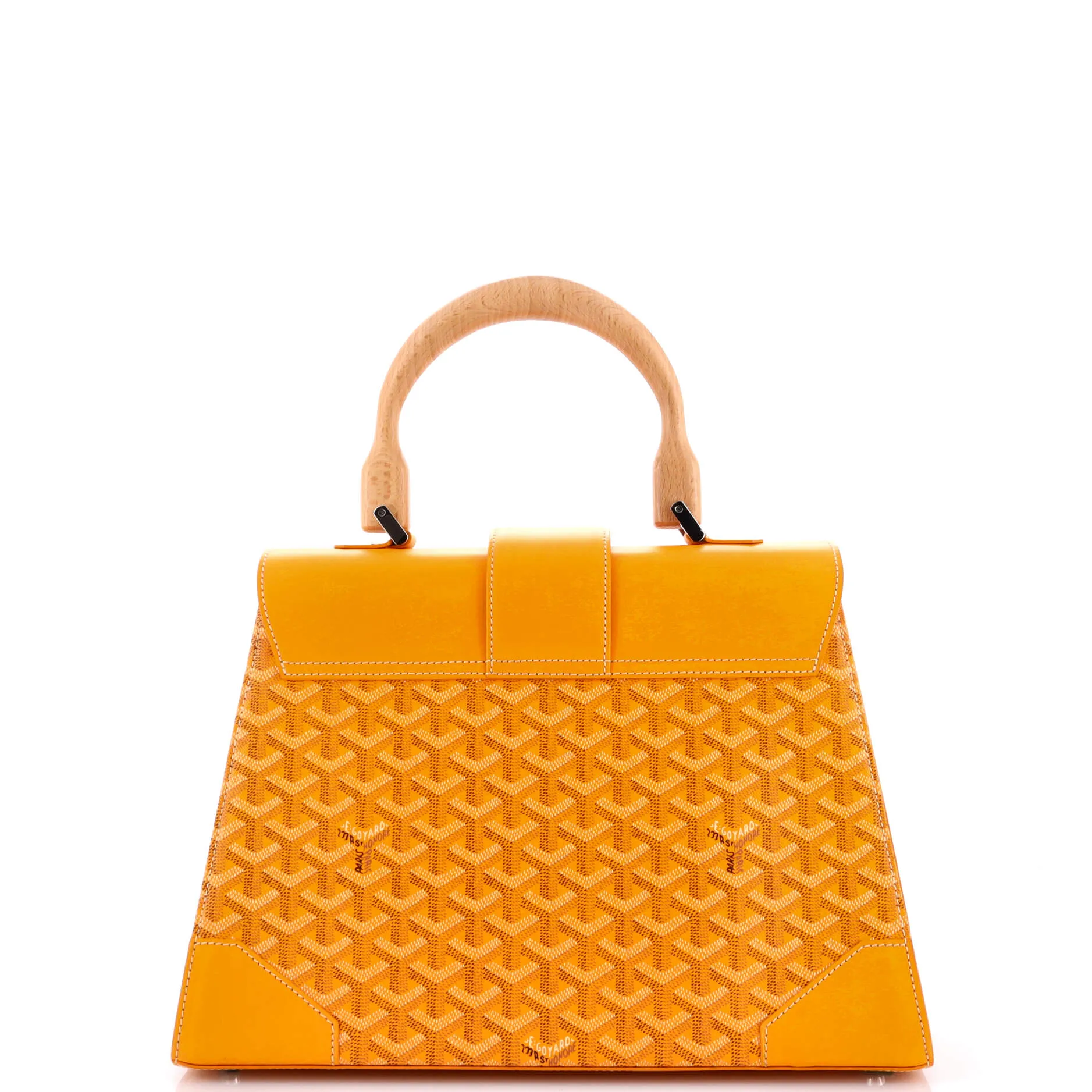 Saigon Top Handle Bag Coated Canvas with Leather MM