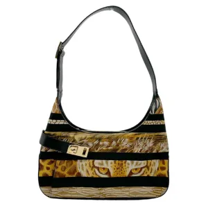 Salvatore Ferragamo   Canvas Leather Shoulder Bag (Pre-Owned)