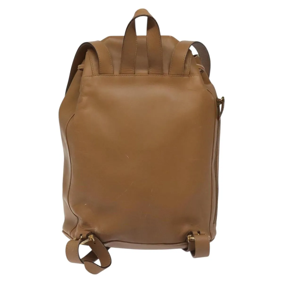 Salvatore Ferragamo Gancini Leather Backpack Bag (Pre-Owned)