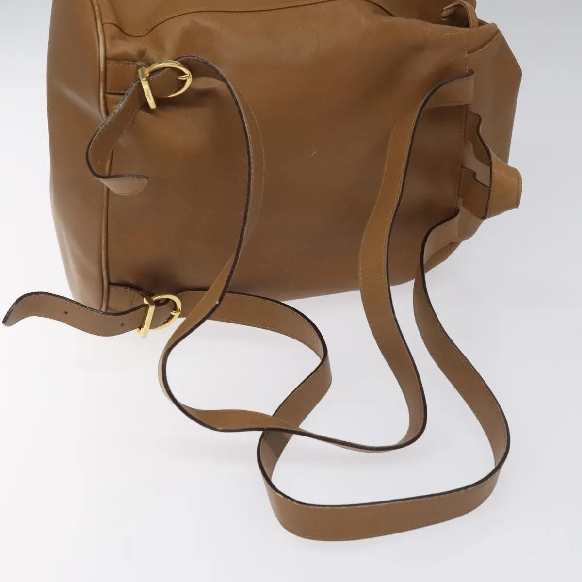 Salvatore Ferragamo Gancini Leather Backpack Bag (Pre-Owned)