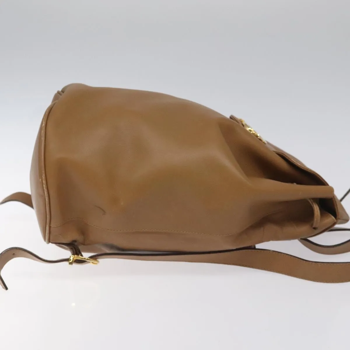 Salvatore Ferragamo Gancini Leather Backpack Bag (Pre-Owned)