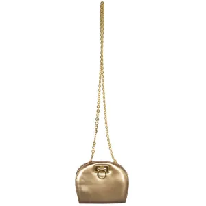 Salvatore Ferragamo Gancini Leather Shoulder Bag (Pre-Owned)