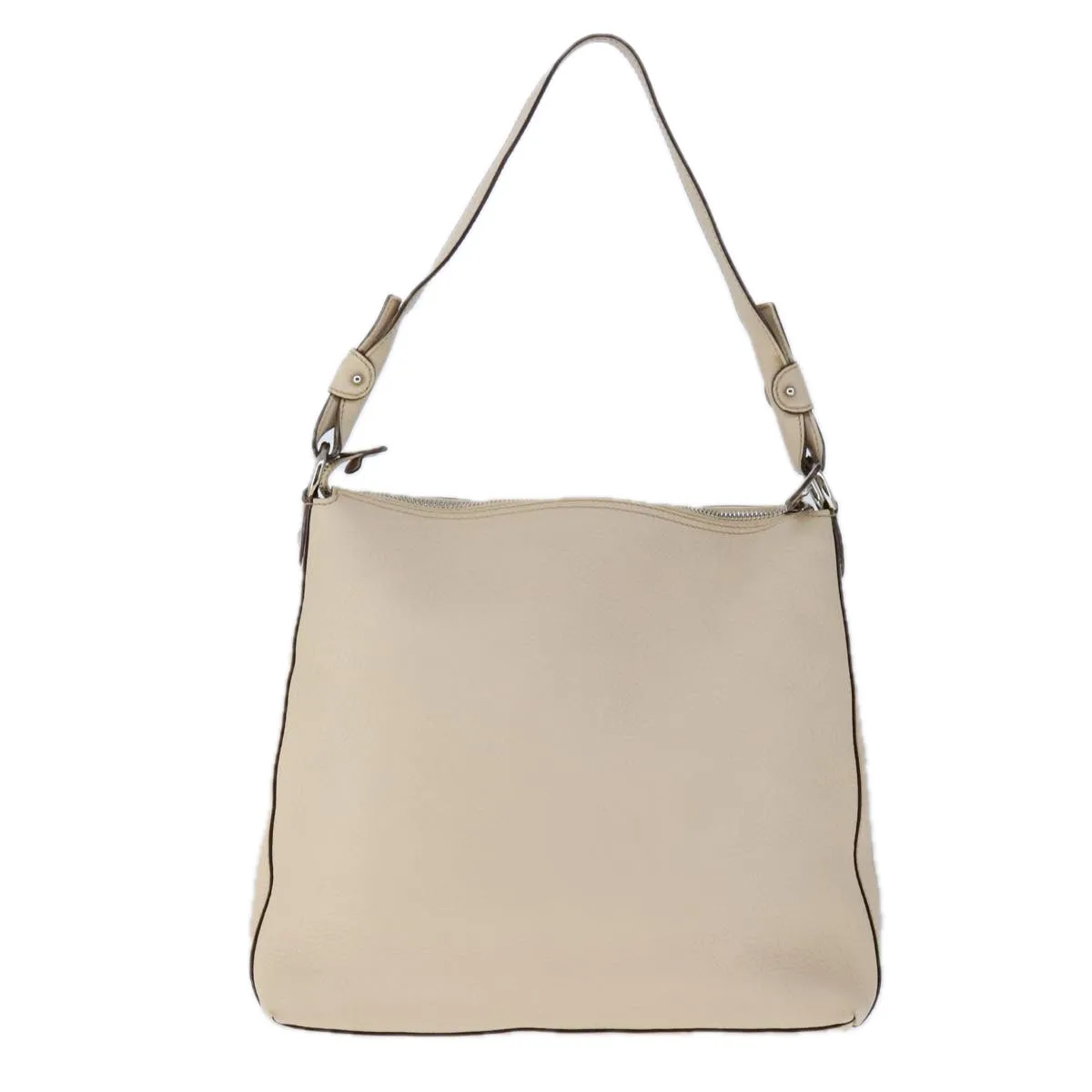 Salvatore Ferragamo Gancini  Leather Shoulder Bag (Pre-Owned)