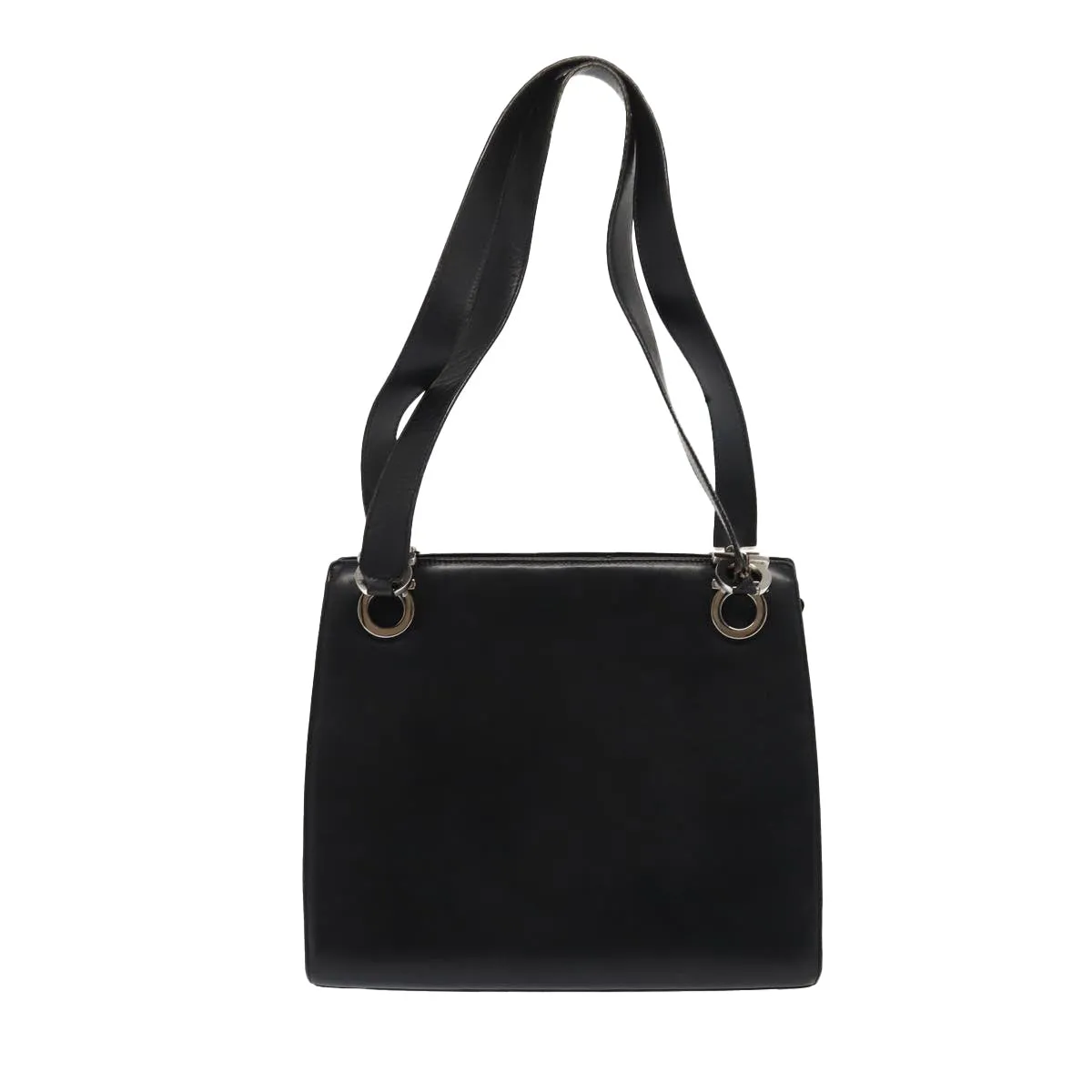 Salvatore Ferragamo Gancini  Leather Shoulder Bag (Pre-Owned)