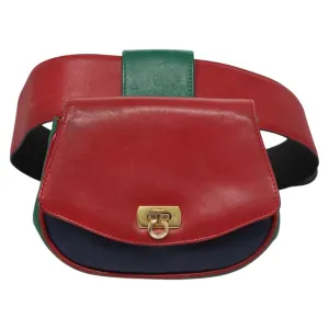 Salvatore Ferragamo Gancini Leather Shoulder Bag (Pre-Owned)