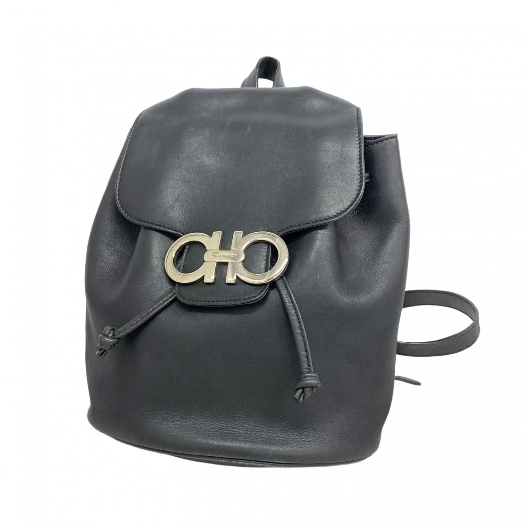 Salvatore Ferragamo Leather Backpack (Pre-Owned)