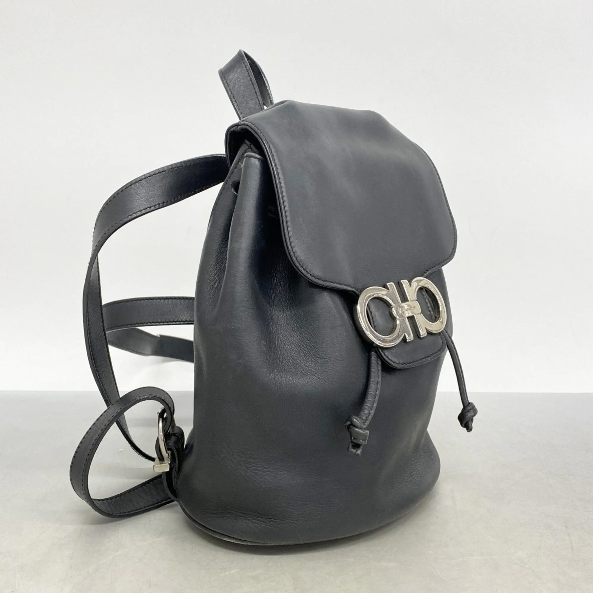 Salvatore Ferragamo Leather Backpack (Pre-Owned)