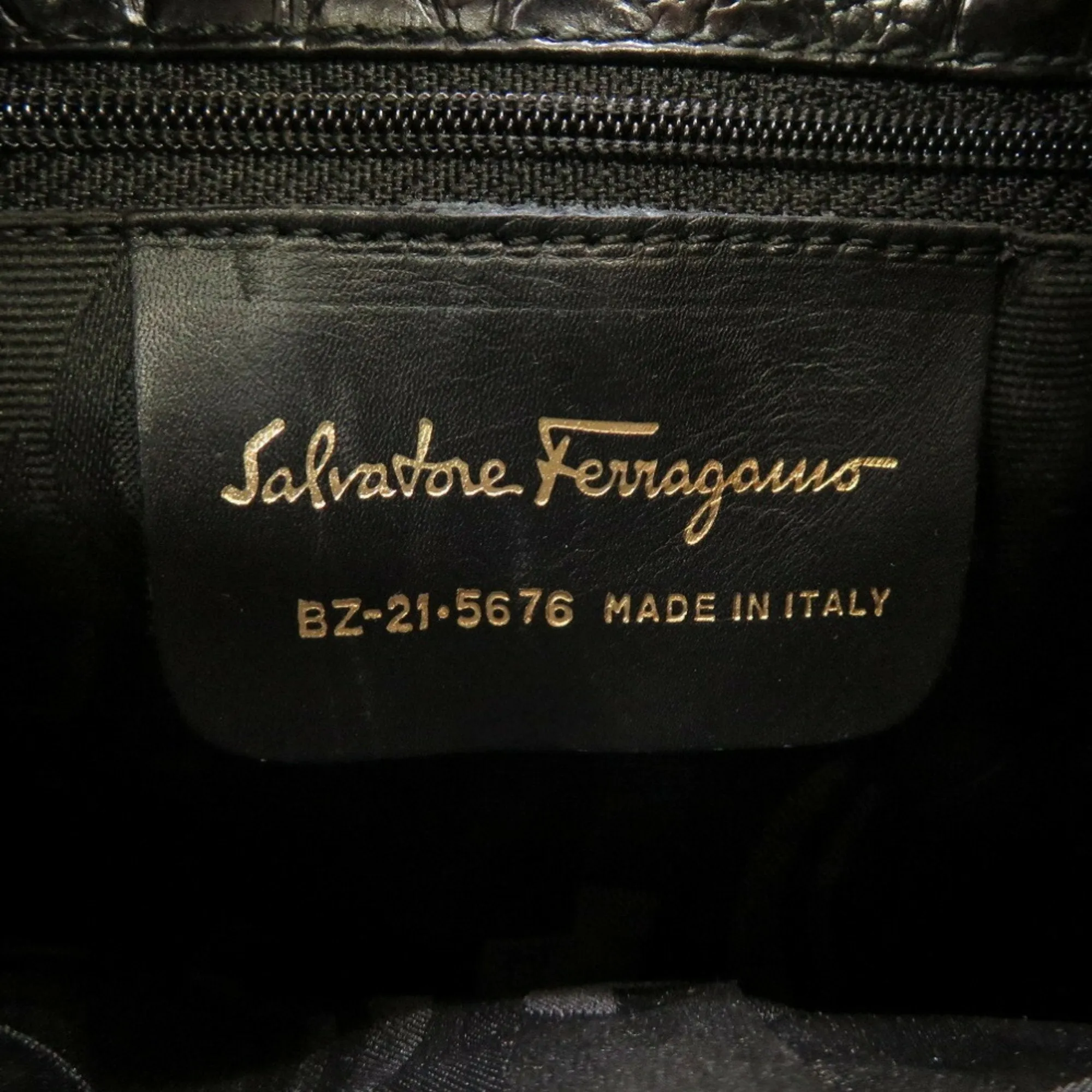Salvatore Ferragamo  Leather Backpack (Pre-Owned)