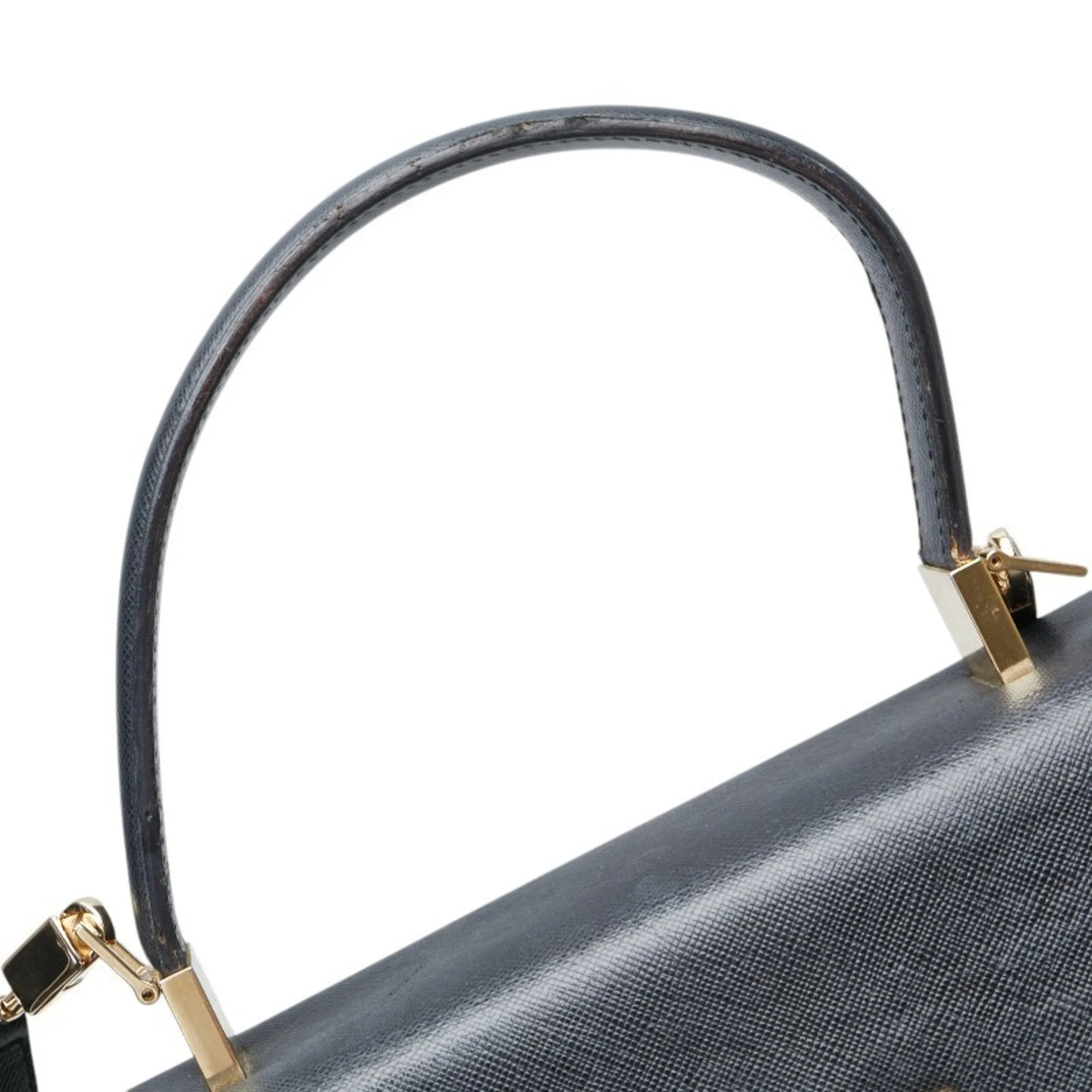 Salvatore Ferragamo Leather Handbag Shoulder Bag (Pre-Owned)