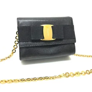 Salvatore Ferragamo  Leather Pochette Shoulder Bag (Pre-Owned)