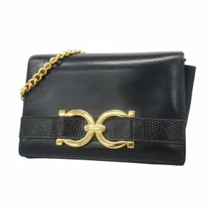 Salvatore Ferragamo Leather Shoulder Bag (Pre-Owned)
