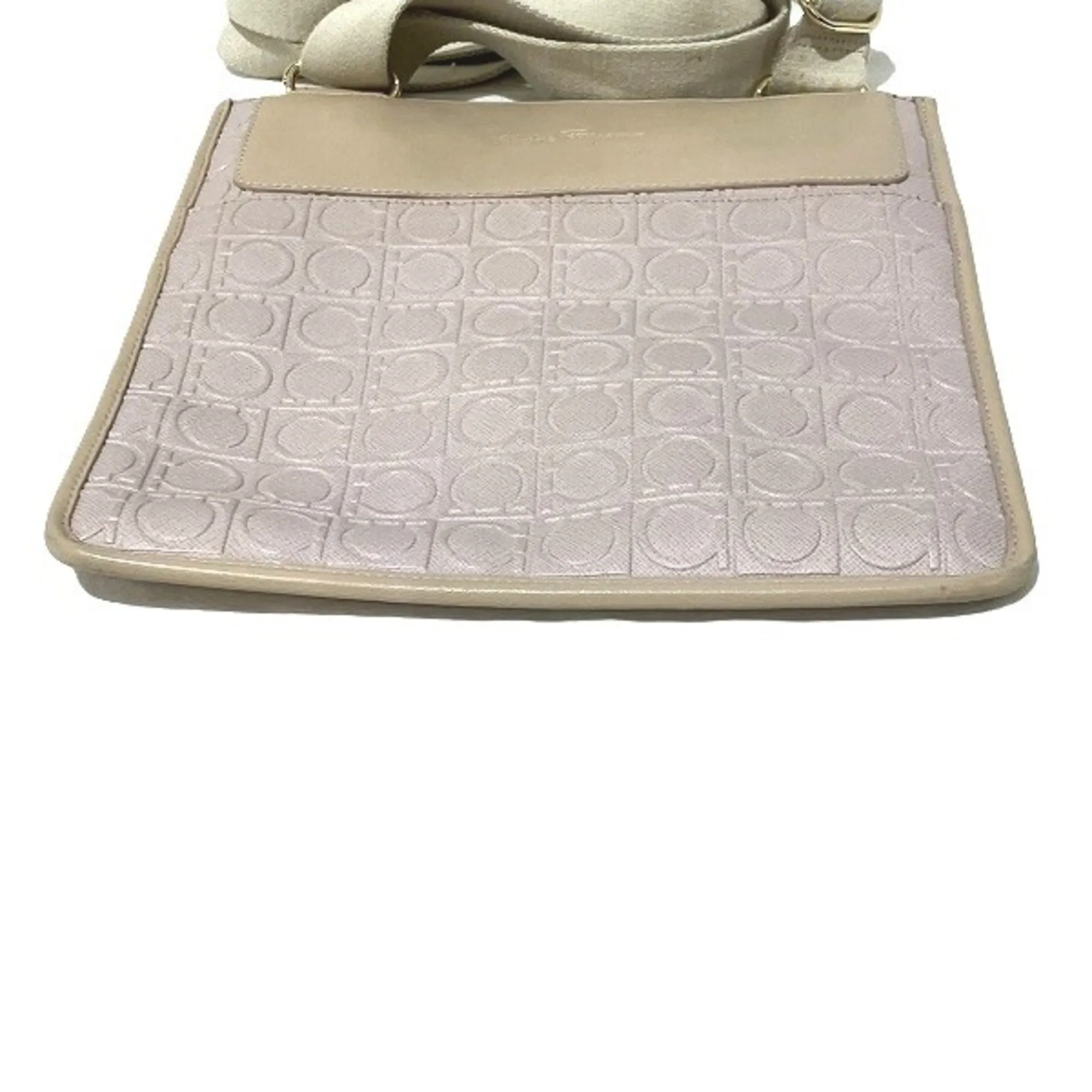 Salvatore Ferragamo  pink Leather Shoulder Bag (Pre-Owned)