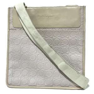 Salvatore Ferragamo  pink Leather Shoulder Bag (Pre-Owned)