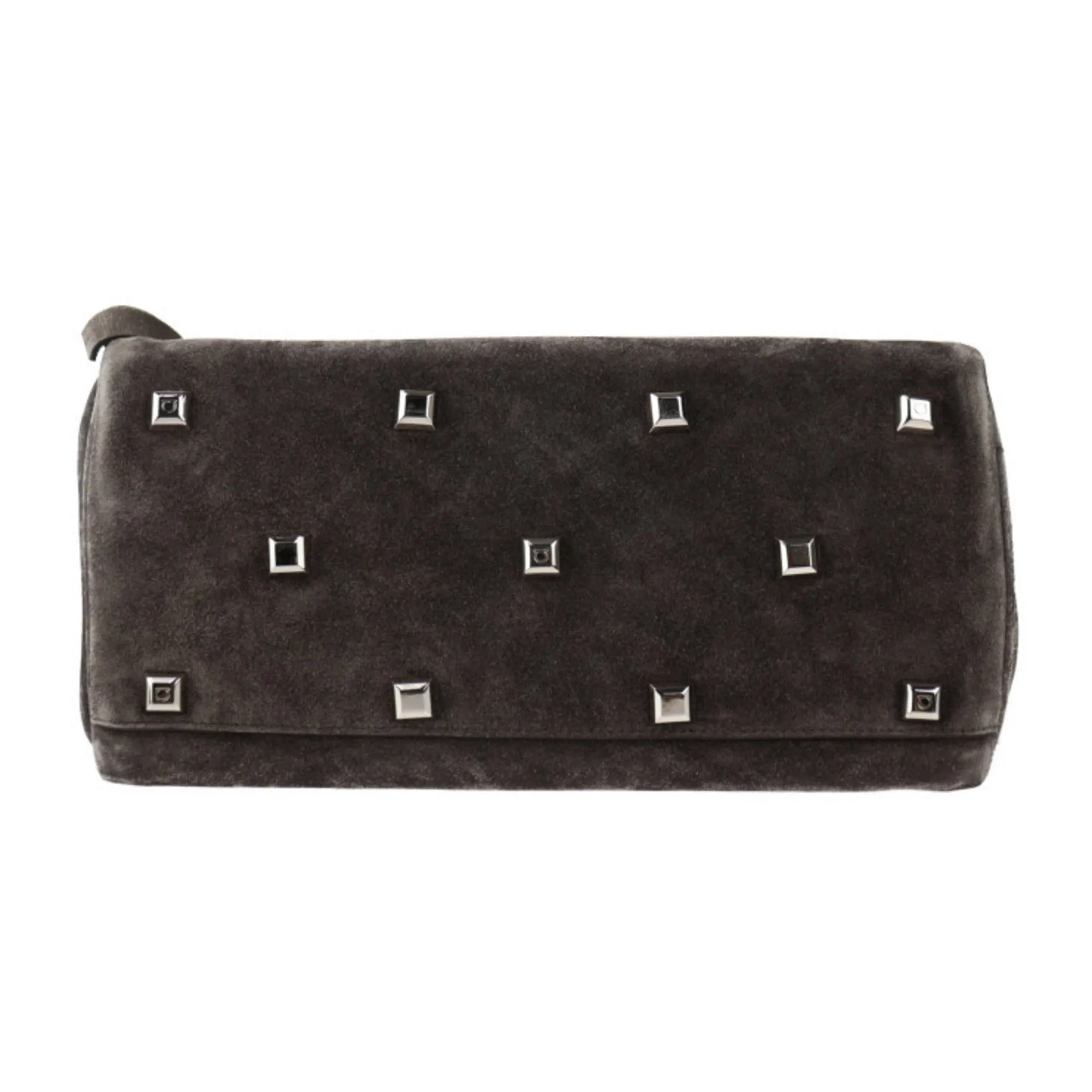 Salvatore Ferragamo  Suede Handbag Shoulder Bag (Pre-Owned)