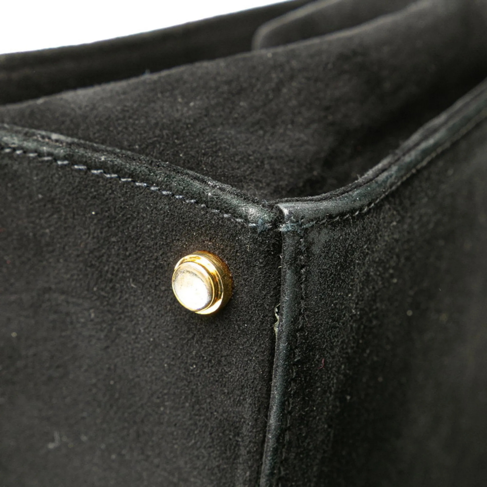 Salvatore Ferragamo Suede Handbag Shoulder Bag (Pre-Owned)