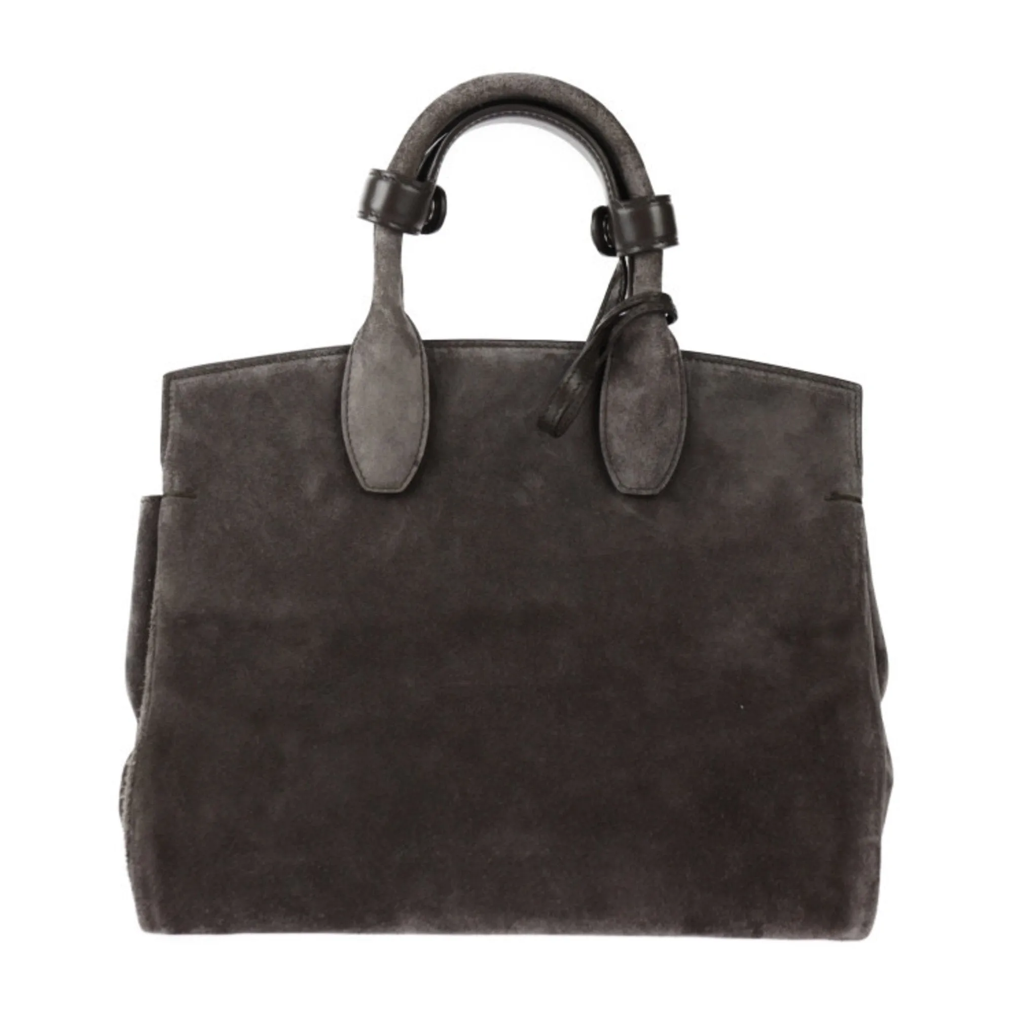Salvatore Ferragamo  Suede Handbag Shoulder Bag (Pre-Owned)