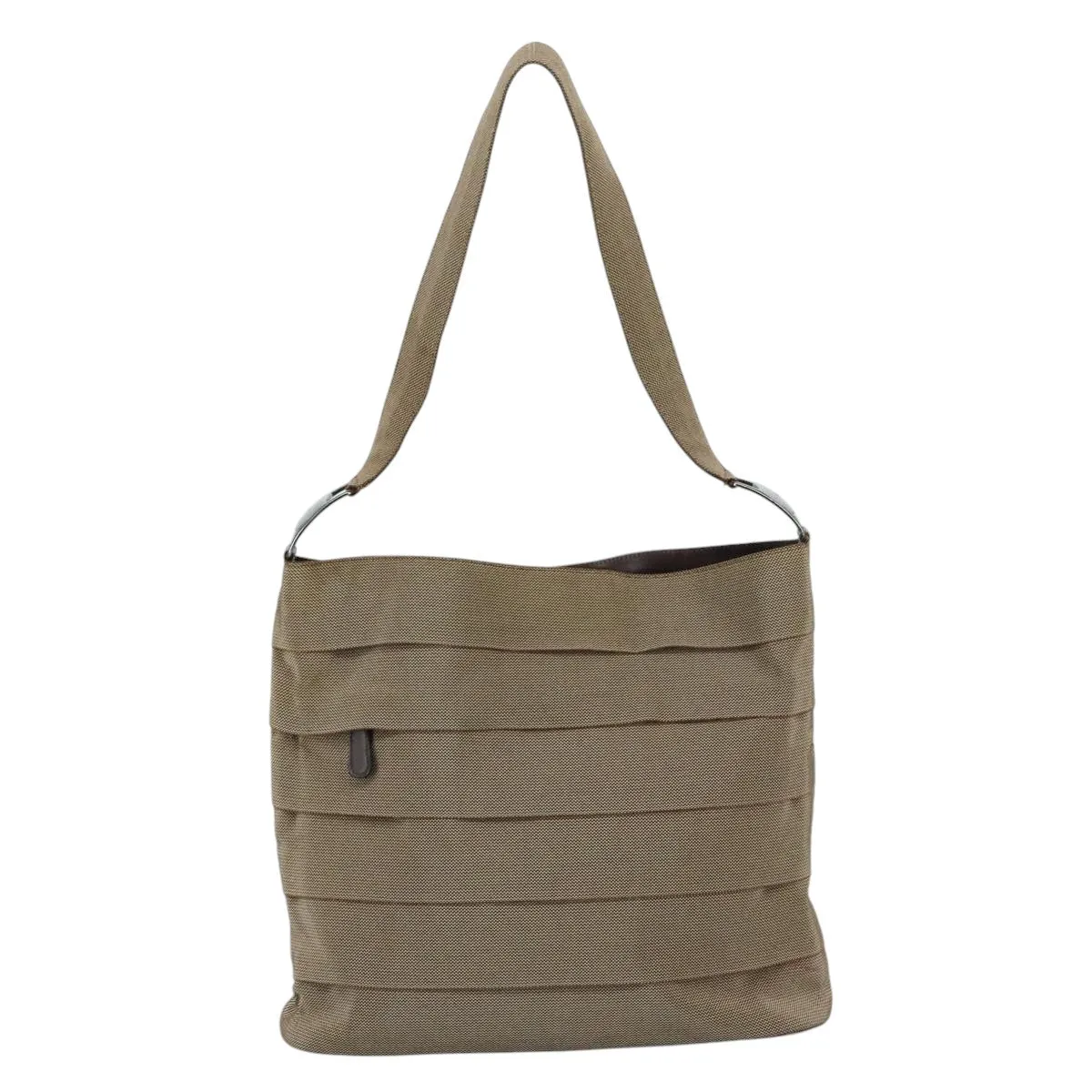 Salvatore Ferragamo Vara Canvas Shoulder Bag (Pre-Owned)