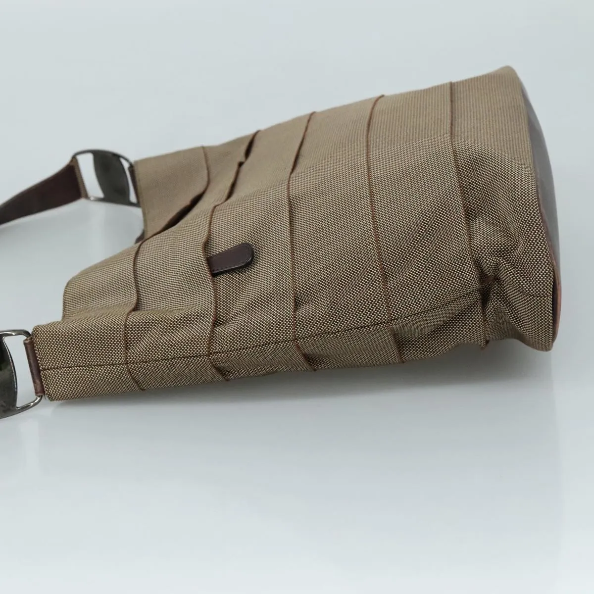 Salvatore Ferragamo Vara Canvas Shoulder Bag (Pre-Owned)