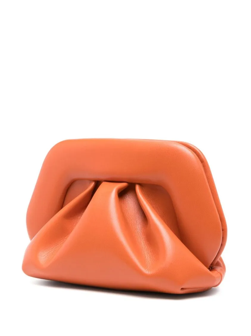 Sculptural Orange Vegan Fabric Bag