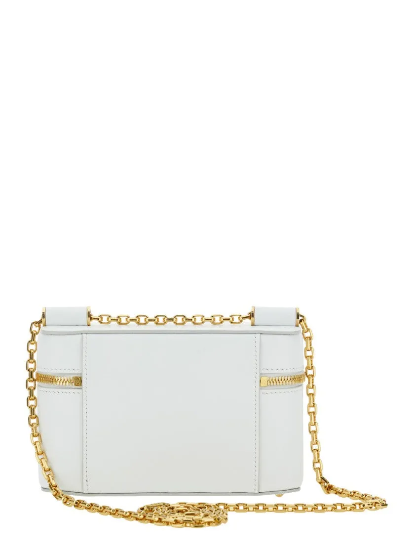 Sicily Cube' White Shoulder Bag