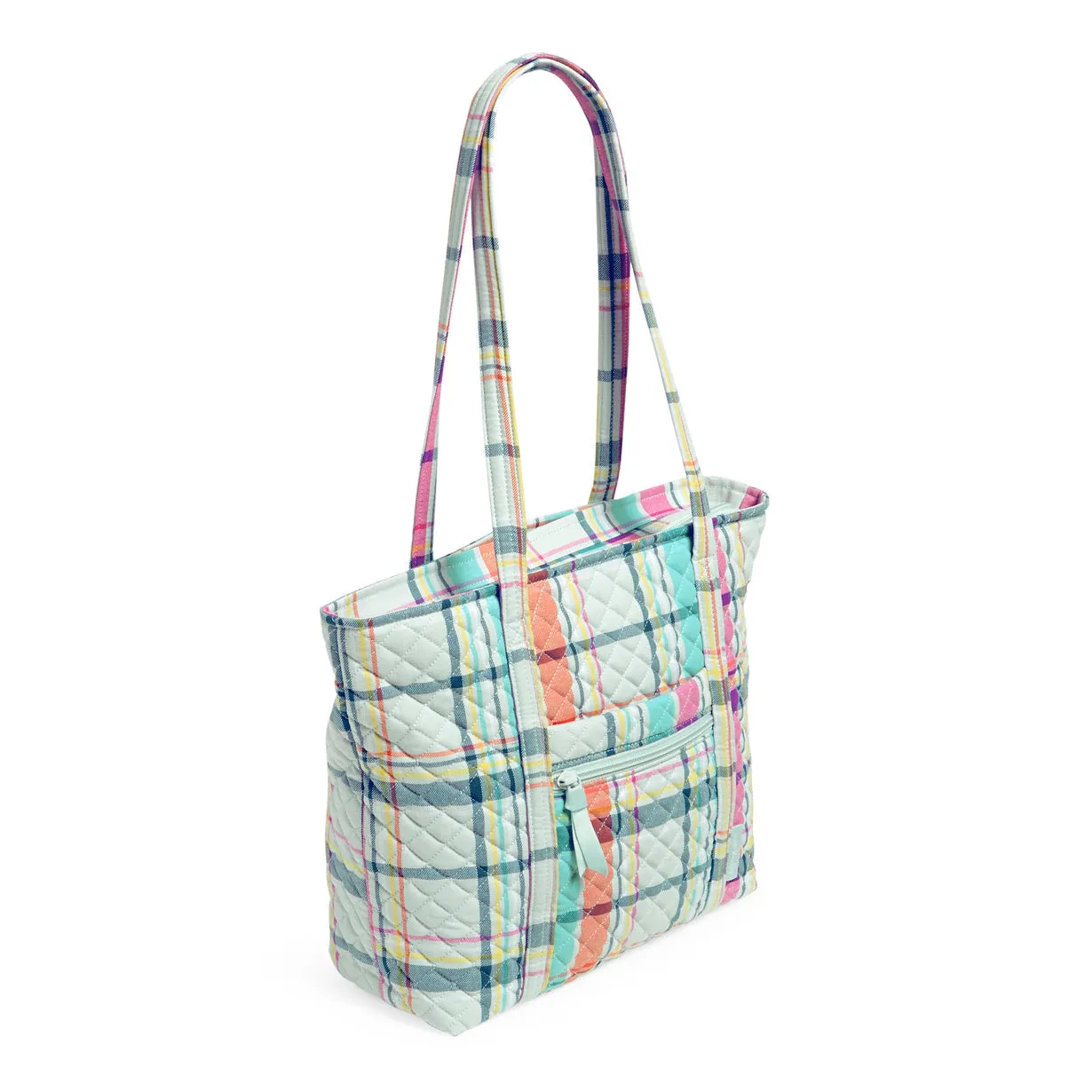 Small Vera Tote - Pastel Plaid