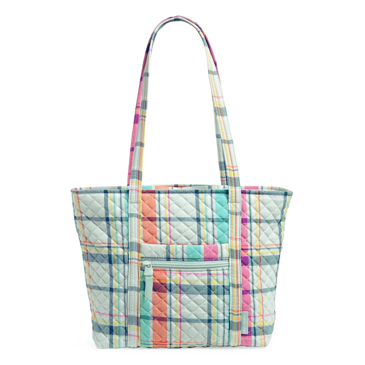 Small Vera Tote - Pastel Plaid