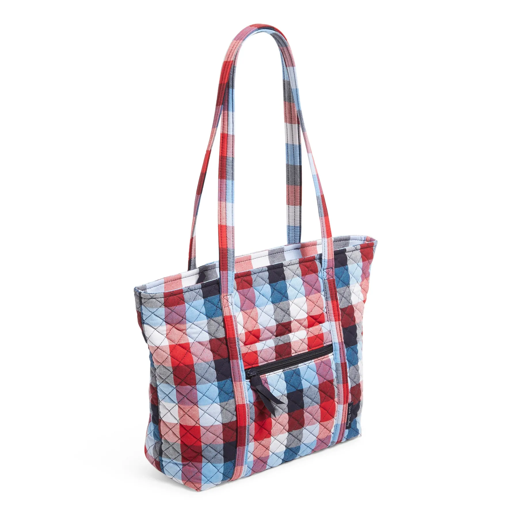 Small Vera Tote - Patriotic Plaid