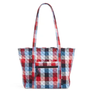 Small Vera Tote - Patriotic Plaid