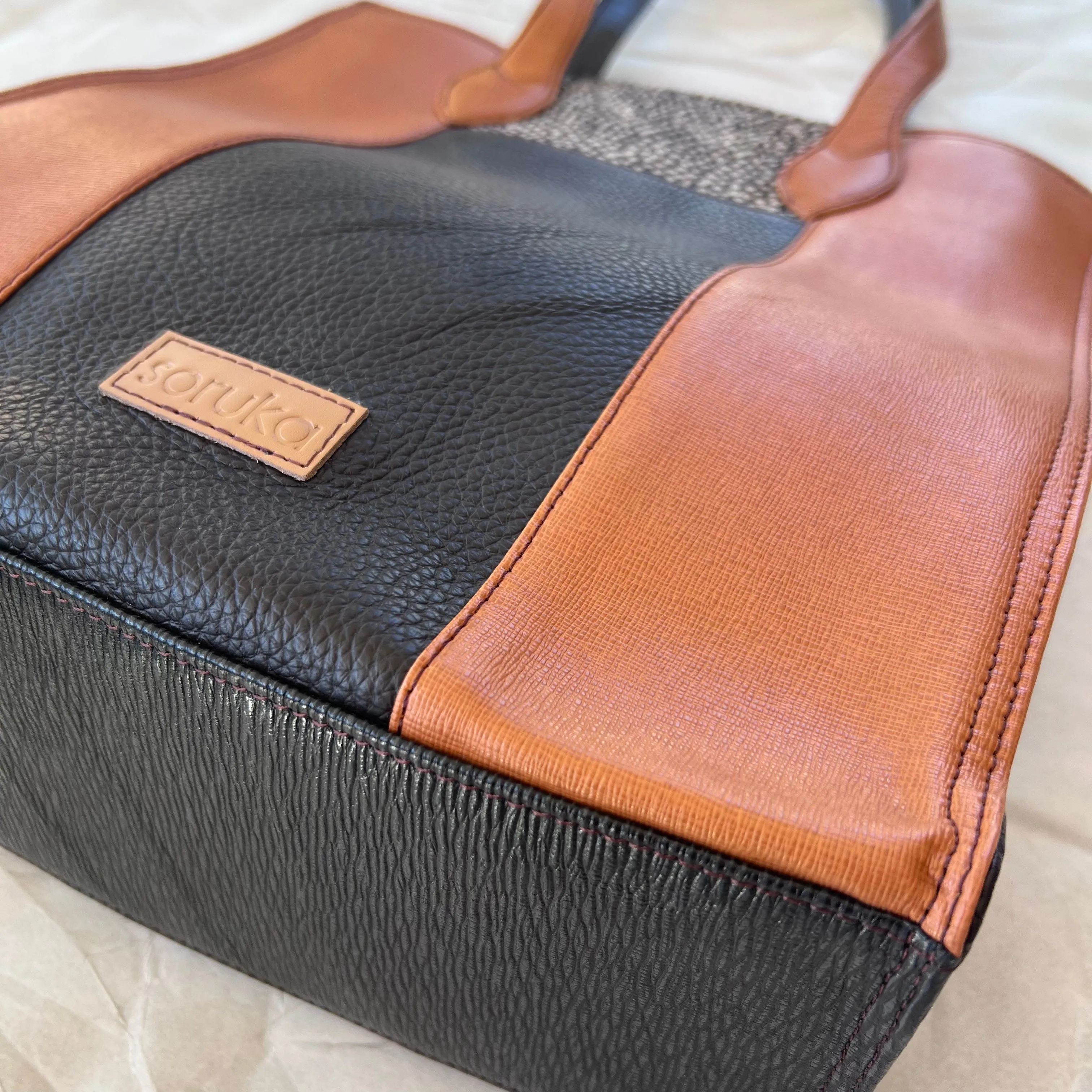 Soruka - Giselle Tote, Camel & Juniper