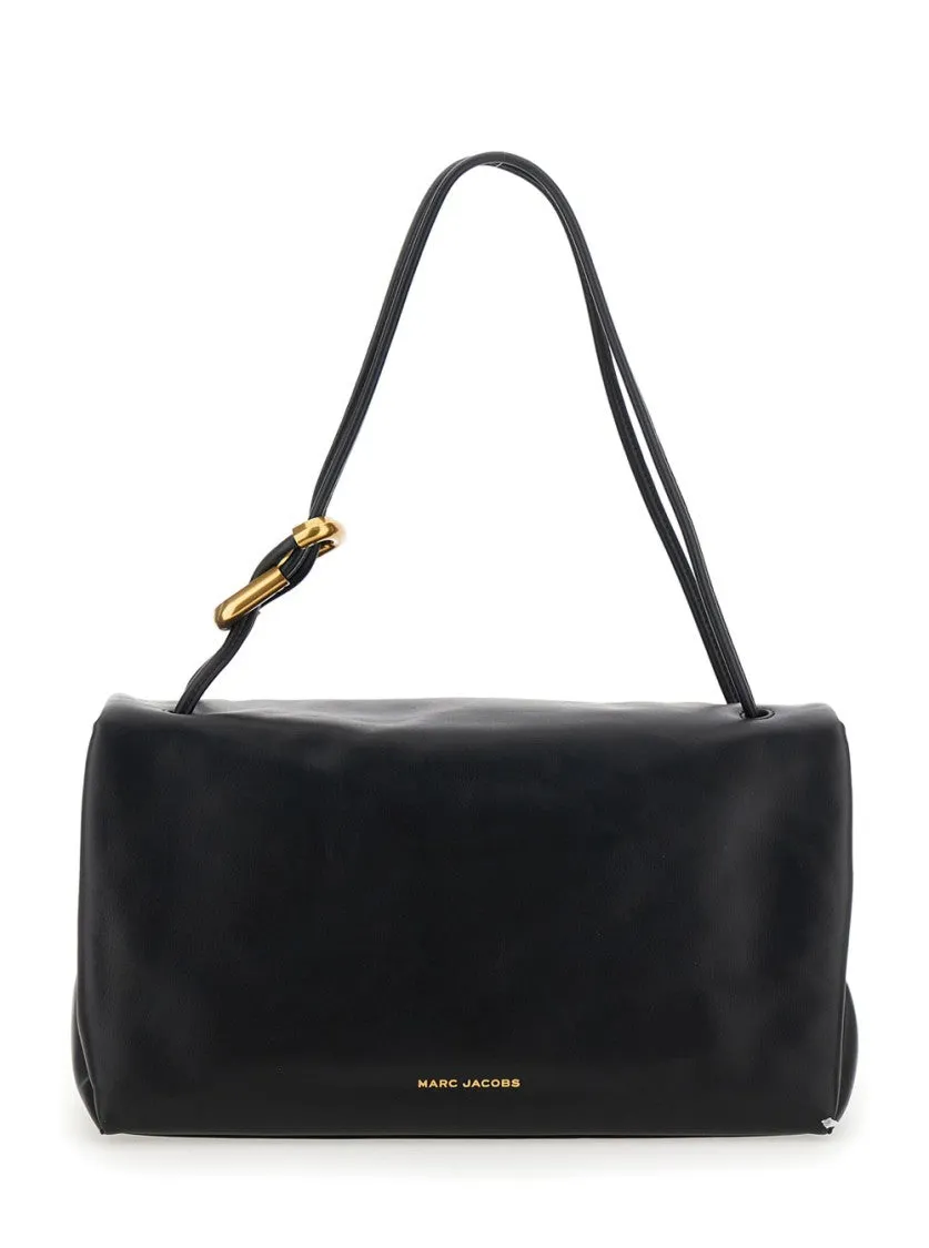 Structured Handbag With Gold-Tone Link Detailing