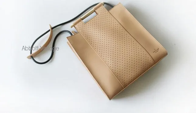 Stylish Leather Beige Large Womens Handbag Crossbody Bag Purse Shoulder Bag for Women