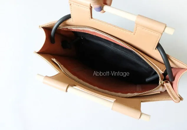Stylish Leather Beige Large Womens Handbag Crossbody Bag Purse Shoulder Bag for Women