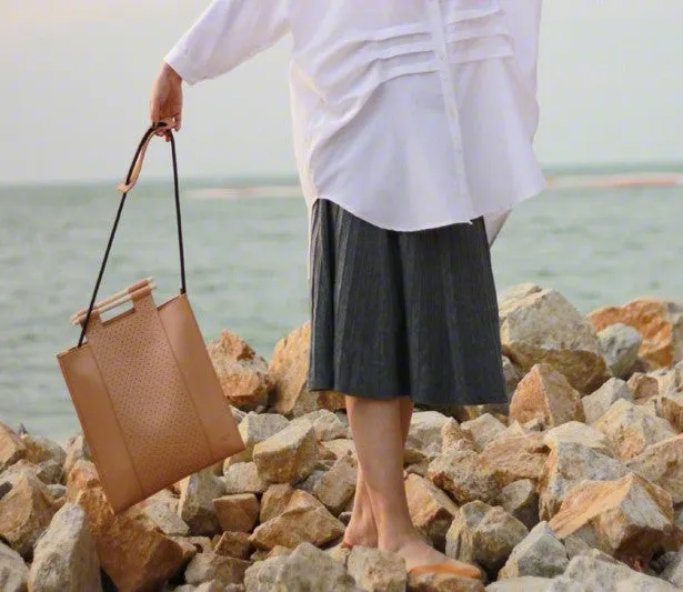 Stylish Leather Beige Large Womens Handbag Crossbody Bag Purse Shoulder Bag for Women