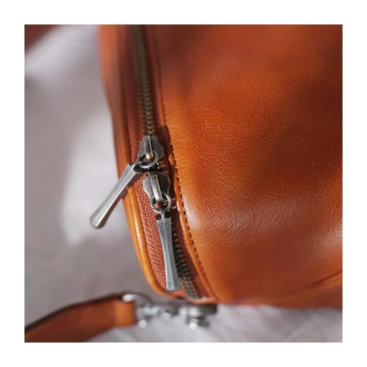 Stylish Womens Black Leather Small Satchel Shoulder Bag Zipper Square Crossbody Bag