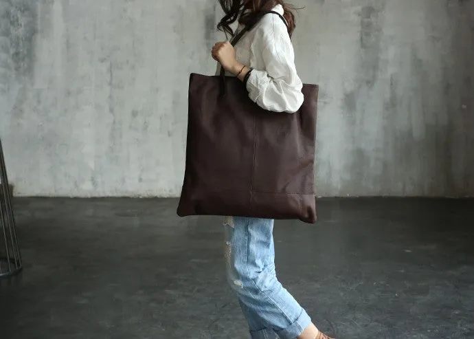 Stylish WOMENs LEATHER Large Tote Bag Handmade Tote Shoulder Purse FOR WOMEN