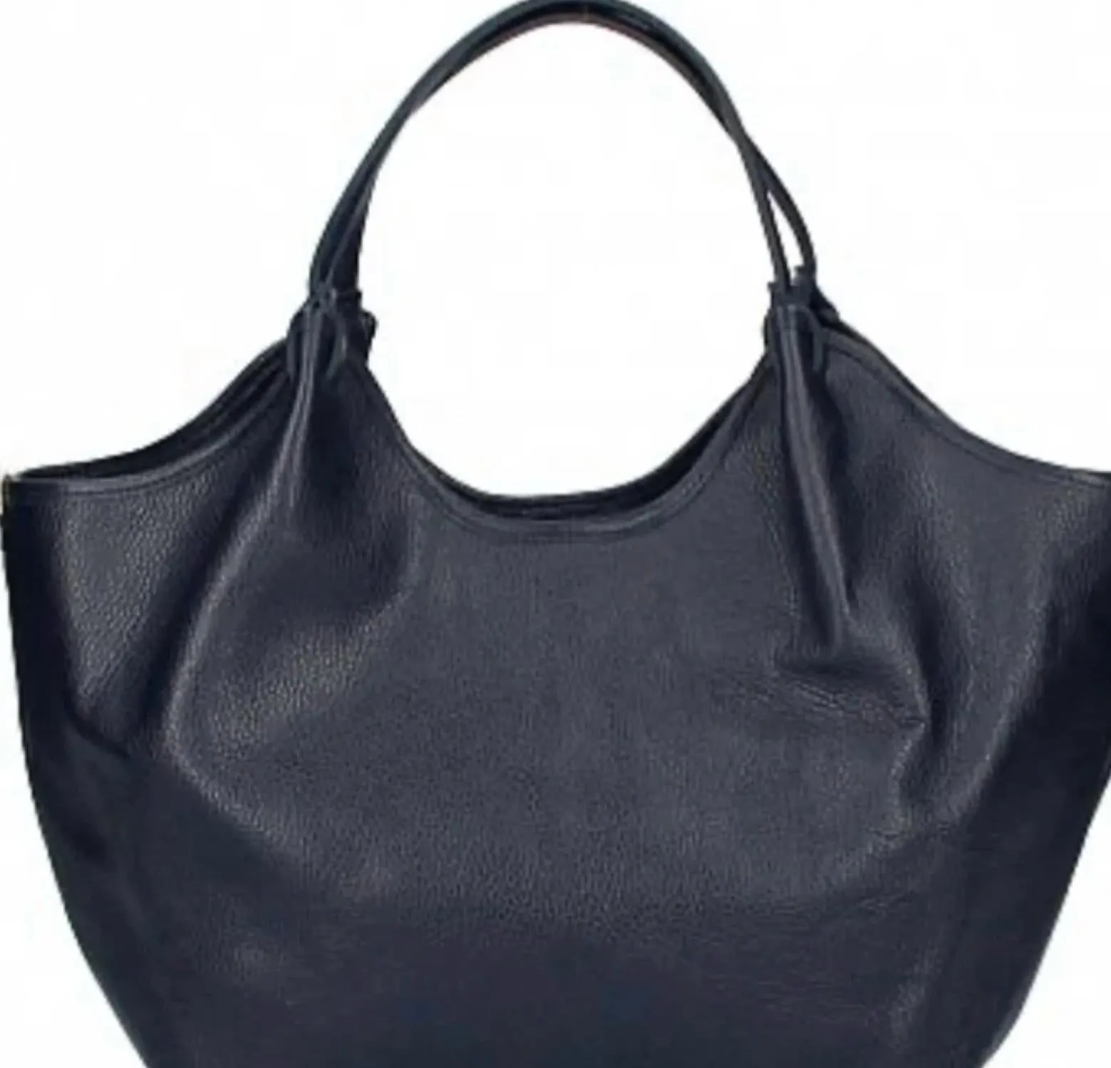 Switch Leather Bag In Navy
