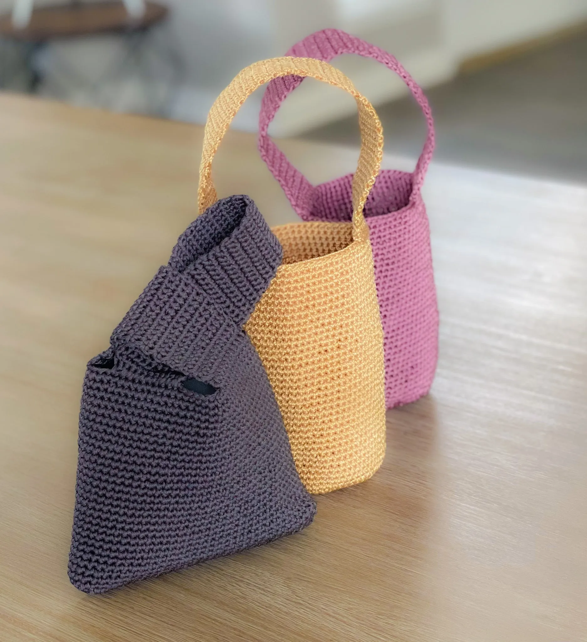 Therese Handwoven Bag -Grey