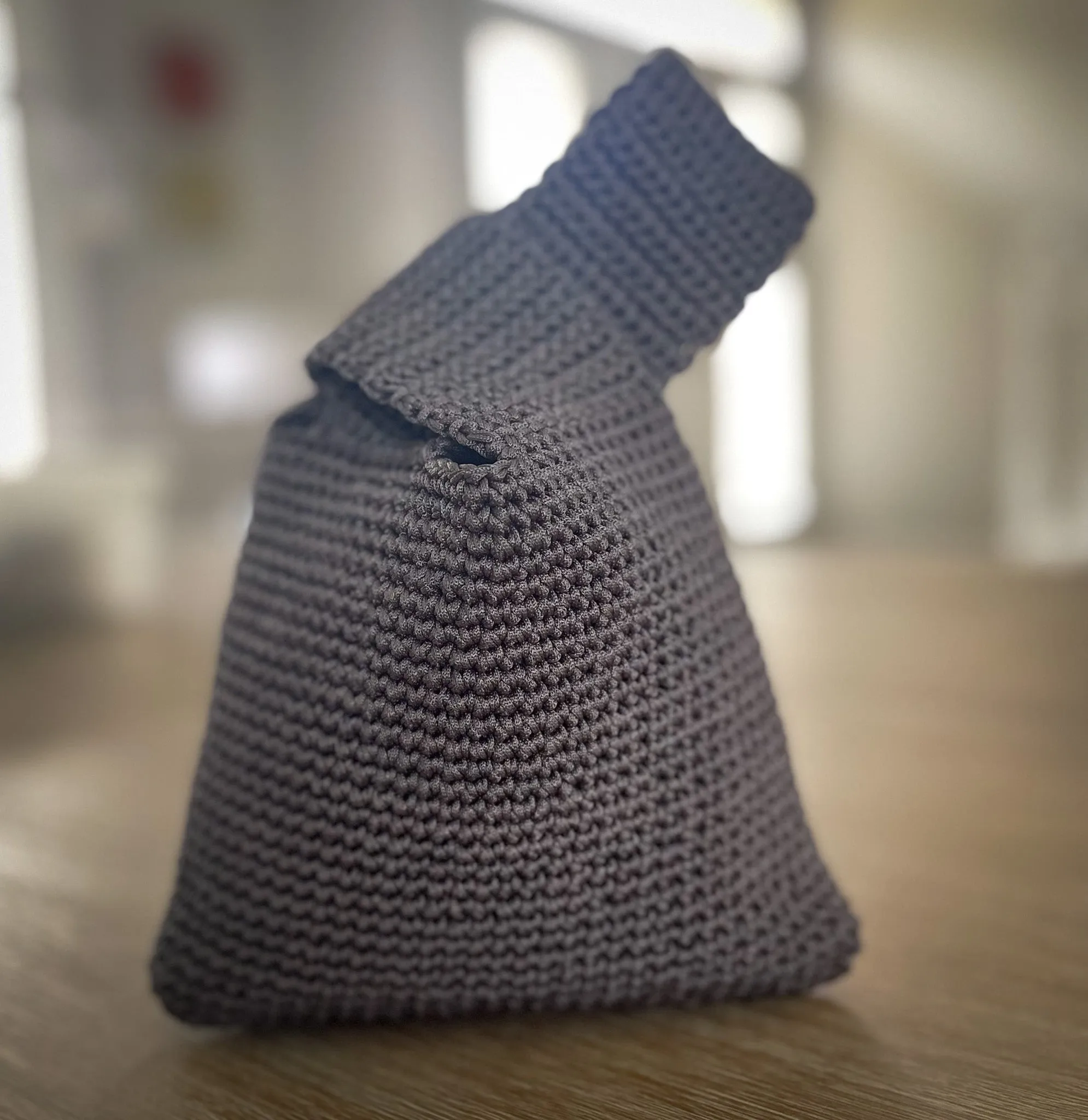 Therese Handwoven Bag -Grey