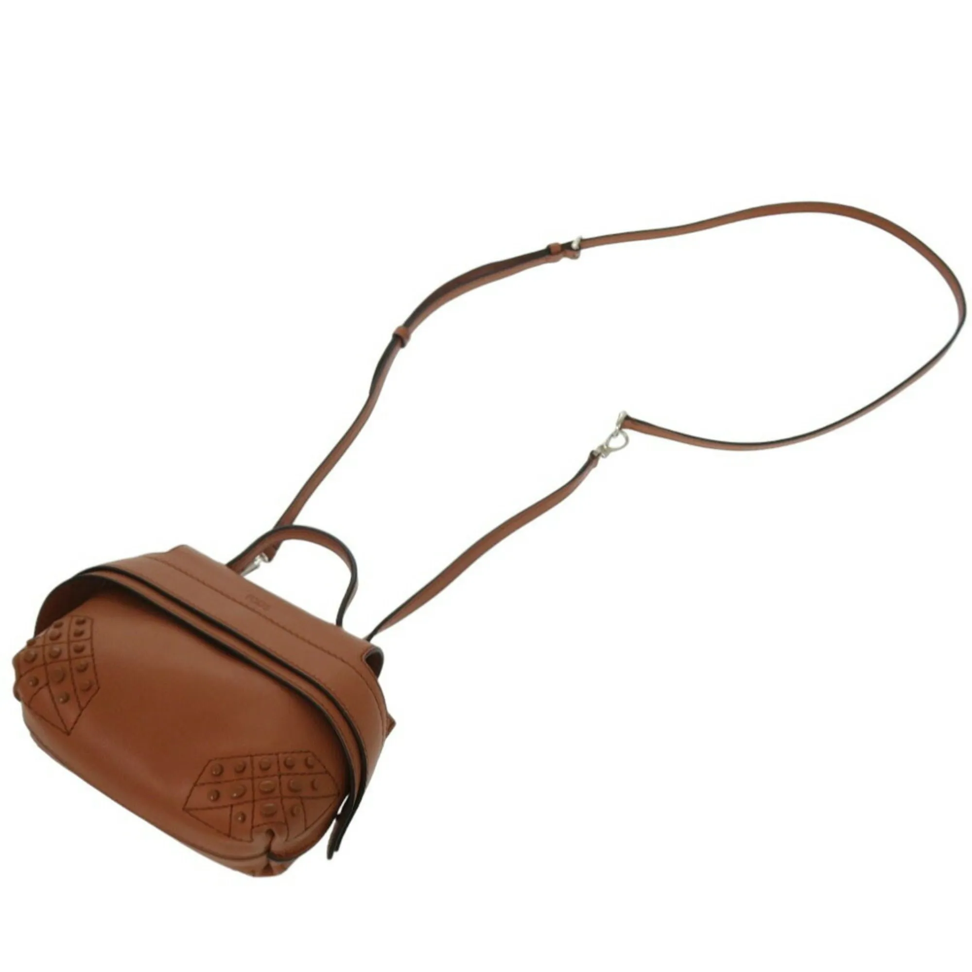 Tod's  Leather Handbag Shoulder Bag (Pre-Owned)