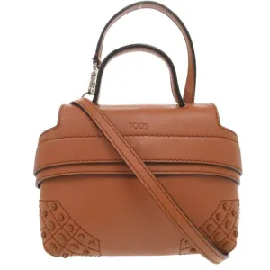Tod's  Leather Handbag Shoulder Bag (Pre-Owned)